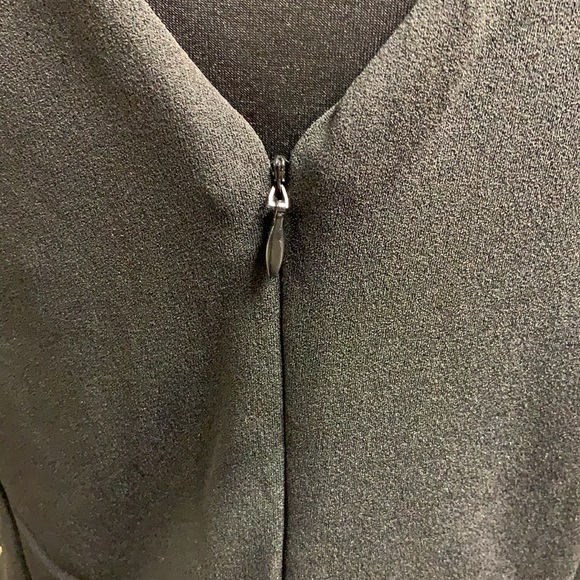 Black Ruffle Mini Dress - Picture 10 of 13